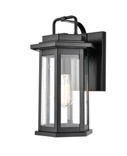  2683-PBK - Ellis 1-Light Outdoor Wall Sconce Powder Coated Black