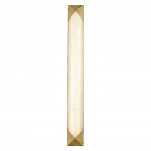  WV323225VBAR - Caesar 25-in Vintage Brass/Alabaster LED Wall/Vanity