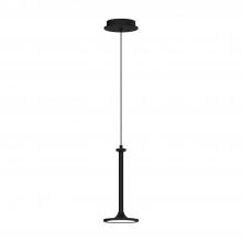  PD418006MB - Issa 6-in Matte Black LED Pendant