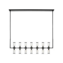  LP309077UBCG - Revolve Clear Glass/Urban Bronze 14 Lights Linear Pendant