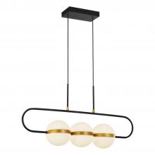  LP302003MBBG - Tagliato 32-in Matte Black/Brushed Gold LED Linear Pendant