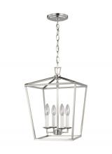 Visual Comfort & Co. Studio Collection 5292604-962 - Dianna 4-light indoor ceiling pendant hanging light in brushed nickle