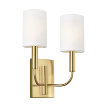  EW1002BBS - Brianna Double Sconce