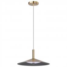  62/2092 - Corrine; 14 Inch LED Pendant; Burnished Brass; 3K/4K/5K CCT Selectable