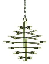  4408 AB - 28-Light Antique Brass Simone Chandelier