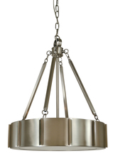  4590 BN/PN - 4-Light 16" Brushed Nickel/Polished Nickel Pantheon Pendant