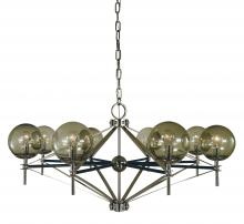  5068 PN/MBLACK - 8-Light Calista Dining Chandelier