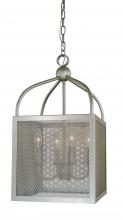  5464 SP - 4-Light Satin Pewter Windsor Mini-Chandelier