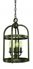  5644 IRON - 4-Light Iron Heidelberg Mini Chandelier