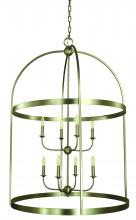  5648 SP - 8-Light Satin Pewter Heidelberg Foyer Chandelier