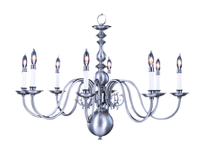  9130 MB - 8-Light Mahogany Bronze Jamestown Dining Chandelier