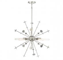  M7027PN - 5-Light Pendant in Polished Nickel