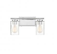  M80037CH - 2-Light Bathroom Vanity Light in Chrome