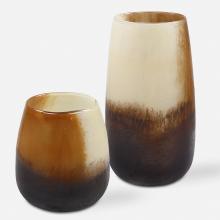  18047 - Desert Wind Glass Vases, S/2