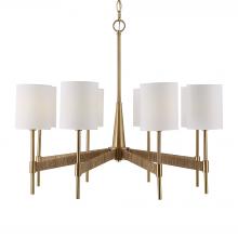  21372 - Uttermost Lautoka Rattan 8 Light Chandelier