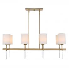  21388 - Uttermost Awyr 8 Light Linear Chandelier