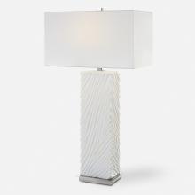  30066 - Pillar White Marble Table Lamp