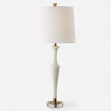  30343-1 - Colette White Stone Table Lamp