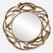  08181 - Uttermost Cutting Edge Bronze Round Mirror