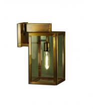  7517-AB-MED-CLR - Midtown Small Wall Bracket Antique Brass Medium Base Socket Clear Glass