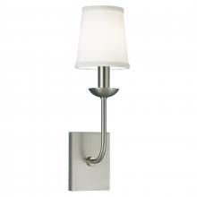  8141-BN-WS - Circa 13.5'' High 1-Light Sconce - Brushed Nickel