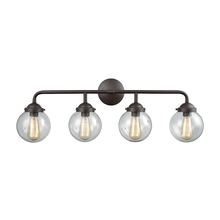  CN129411 - Thomas - Beckett 33'' Wide 4-Light Vanity Light - Oil Rubbed Bronze