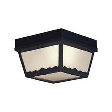  SL7577 - Thomas - Outdoor Essentials 8'' Wide 1-Light Outdoor Flush Mount - Black